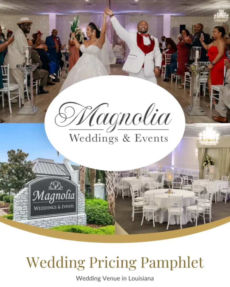 Magnolia Weddings & Events Pricing Pamphlet